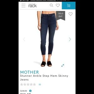 MOTHER jeans - will add joie top $0  (see closet)